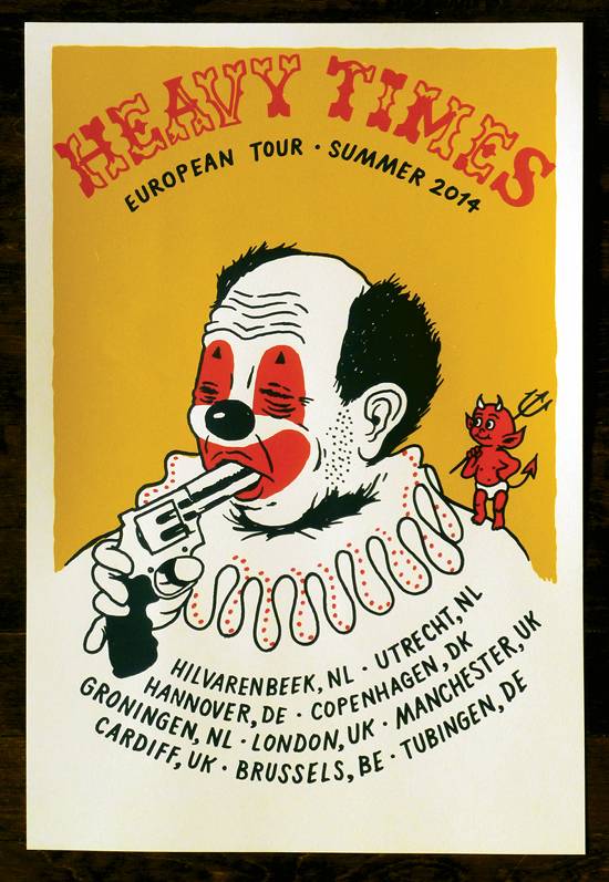 Heavy Times from Chicago tour Europe starting THIS weekend